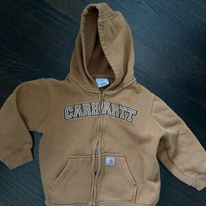 Carhartt Kids Tan Hoodie- Size 4T
